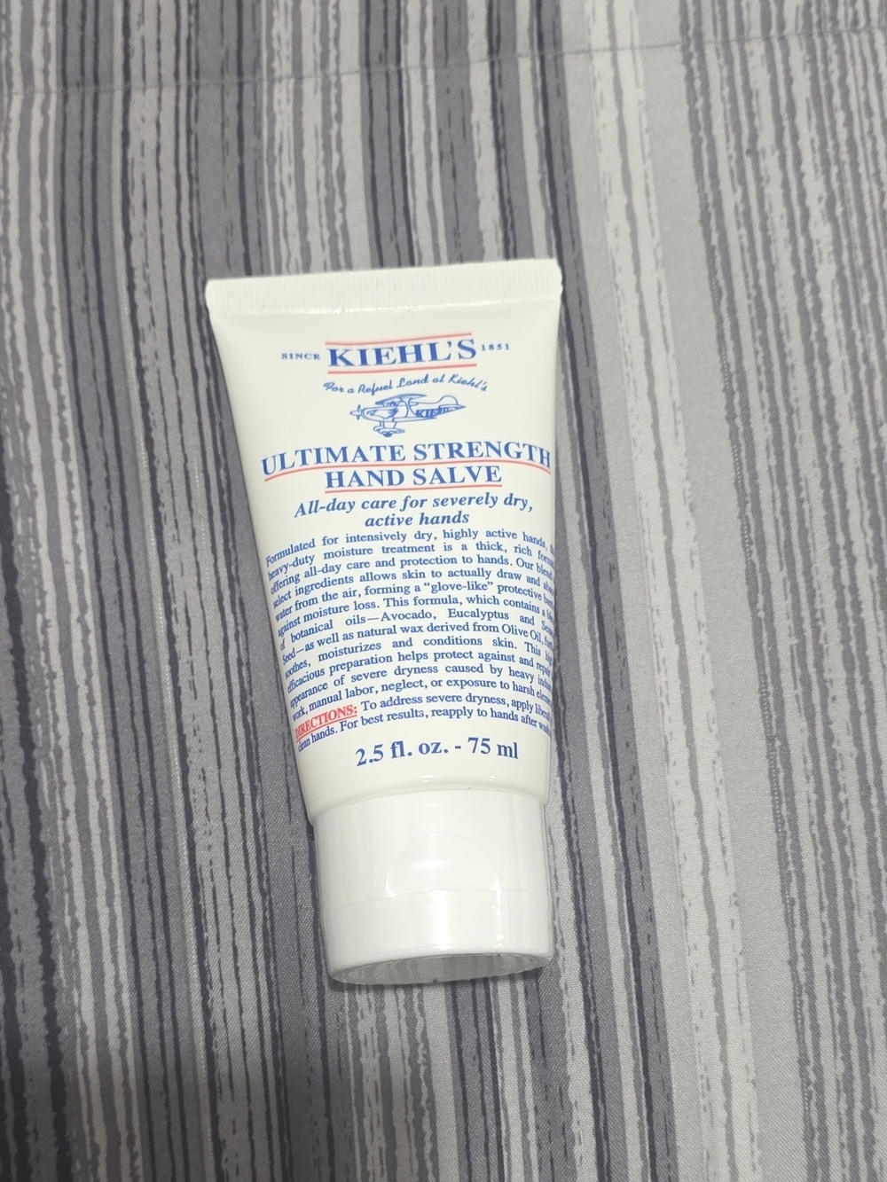 Kiehl's Ultimate Strength Hand Salve - White with Blue Text